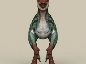 oyuna hazır fantezi raptor 3D Model