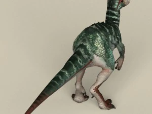 oyuna hazır fantezi raptor 3D Model