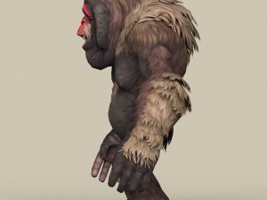 game ready fantasy orangutan 3D Model