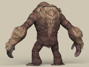 game ready fantasy orangutan 3D Model