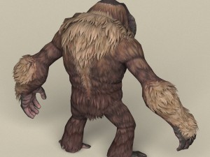game ready fantasy orangutan 3D Model