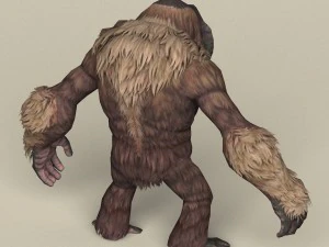 game ready fantasy orangutan 3D Model