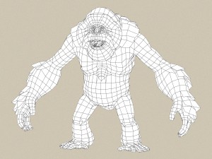 game ready fantasy orangutan 3D Model