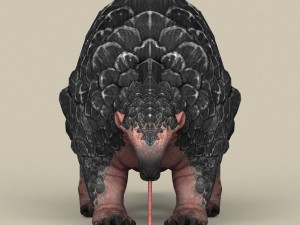 game ready pangolin 3D Model