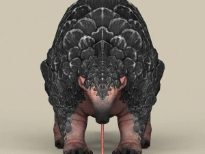 game ready pangolin 3D Model