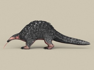 game ready pangolin 3D Model