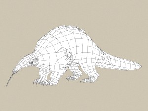 game ready pangolin 3D Model