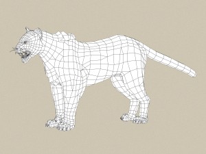 game ready puma 3D Model