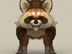 game ready raccoon 3D Model