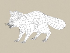 game ready raccoon Modello 3D