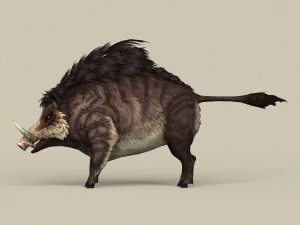 game ready fantasy boar 3D Model