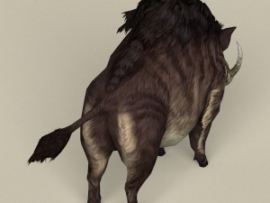 game ready fantasy boar 3D Модель