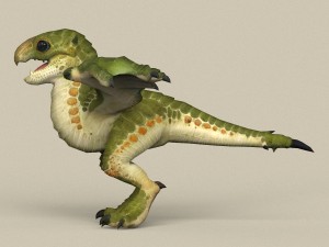 game ready dragon baby 3D Model