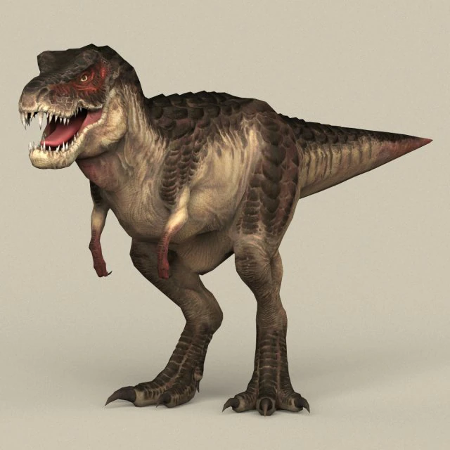 game ready dinosaur trex 3D Model .c4d .max .obj .3ds .fbx .stl .blend