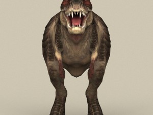 game ready dinosaur trex 3D-Modell