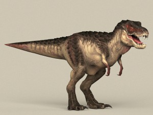 game ready dinosaur trex 3D-Modell