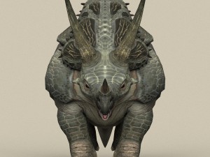 game ready dinosaur triceratops Modello 3D