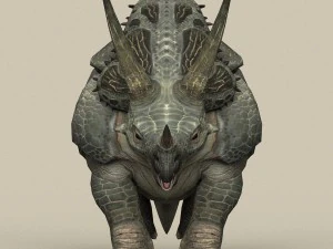 game ready dinosaur triceratops 3D Model