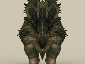 game ready triceratops dinosaur 3D-Modell