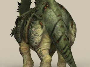 game ready triceratops dinosaur 3D-Modell