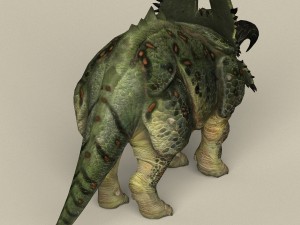 game ready triceratops dinosaur 3D-Modell