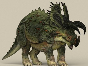 game ready triceratops dinosaur 3D-Modell
