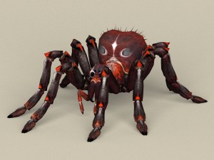 game ready fantasy spider 3D Model
