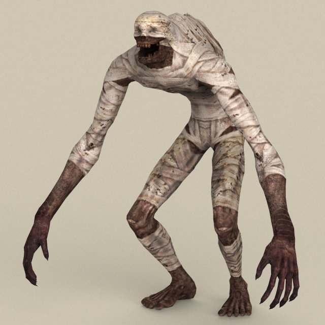 game ready fantasy mummy 3D Модель .c4d .max .obj .3ds .fbx .stl .blend 