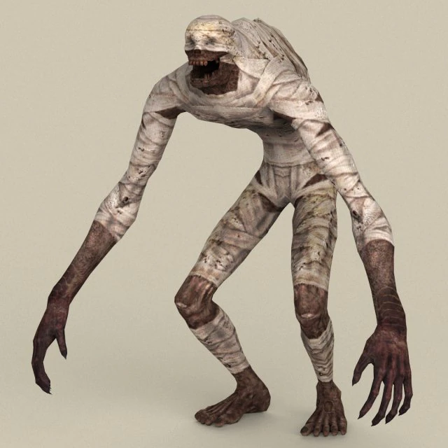 game ready fantasy mummy 3D Model .c4d .max .obj .3ds .fbx .stl .blend 