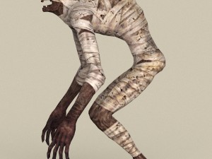 game ready fantasy mummy 3D Модель