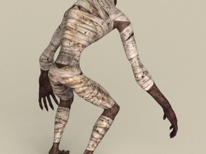 game ready fantasy mummy 3D Модель