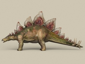 game ready dinosaur stegosaurus 3D 模型