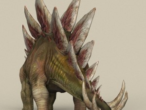game ready dinosaur stegosaurus 3D 模型