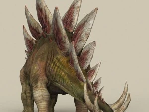 game ready dinosaur stegosaurus 3D Model