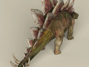 game ready dinosaur stegosaurus 3D Model