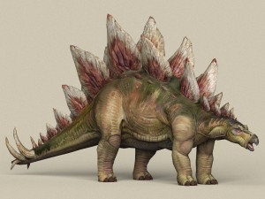 game ready dinosaur stegosaurus 3D 模型
