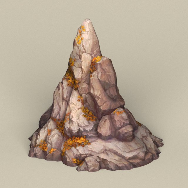 game ready stone rock 02 3D मॉडल .c4d .max .obj .3ds .fbx .stl .blend 