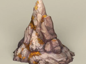 gra gotowa do gry Stone Rock 02 Model 3D