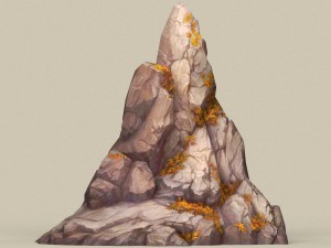 game ready stone rock 02 3D मॉडल