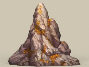 game ready stone rock 02 3D Model
