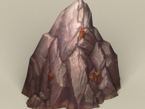 game ready stone rock 03 3D मॉडल