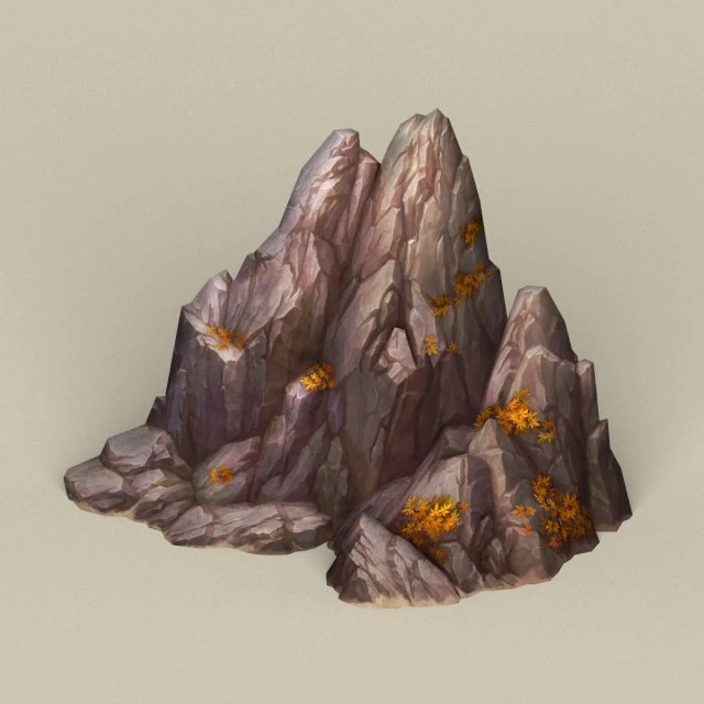 game ready stone rock 04 3D Model .c4d .max .obj .3ds .fbx .stl .blend 