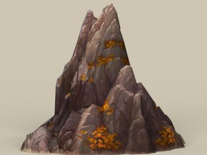 game ready stone rock 04 3D Model