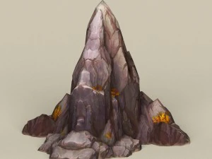 game ready stone rock 04 3D Model