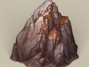 game ready stone rock 05 3Dモデル