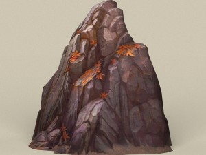 game ready stone rock 05 3D Модель