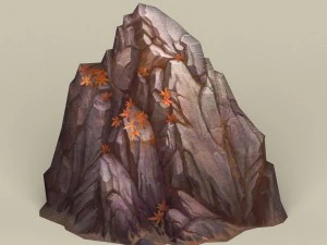 game ready stone rock 05 3D Model