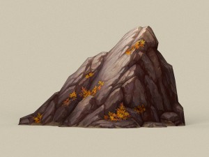 game ready stone rock 06 3D Model