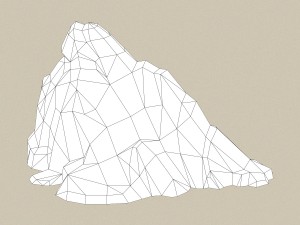game ready stone rock 06 3D Model