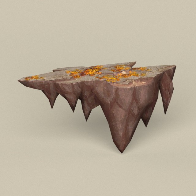 game ready stone rock 07 3D Model .c4d .max .obj .3ds .fbx .stl .blend 
